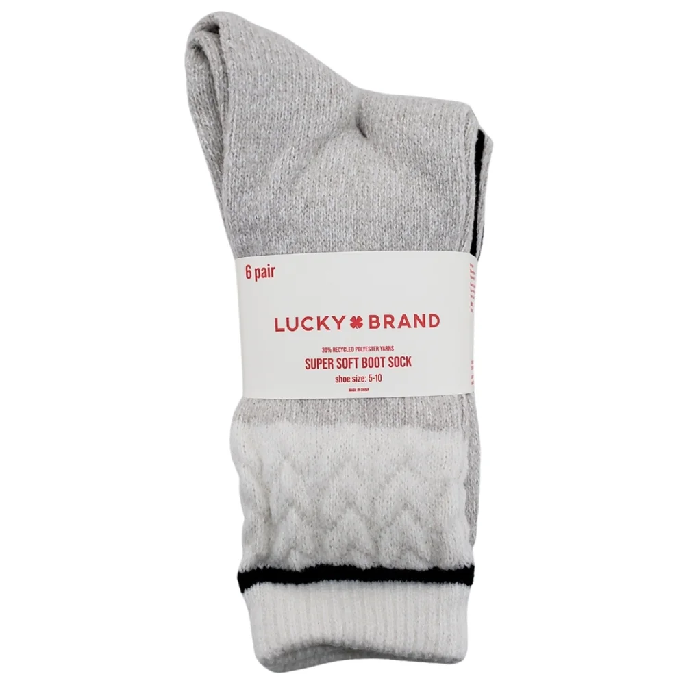 Lucky Brand Women's Super Soft Boot Socks NWT!